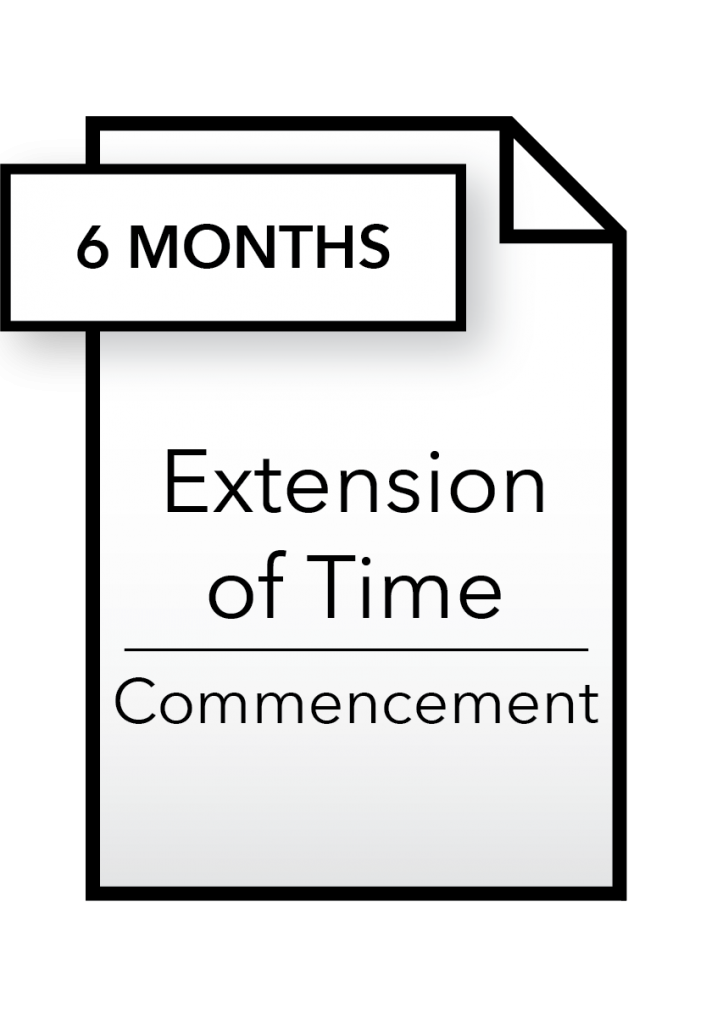 EXTENSION OF TIME SP Building Surveyors EXTENSION OF TIME SP Building Surveyors