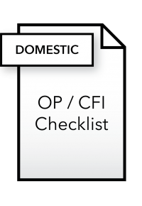 Form_OP_CFI Checklist - Domestic